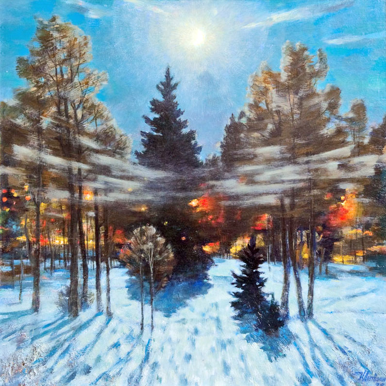 «Різдвяна ніч». 1998. Полотно, олія